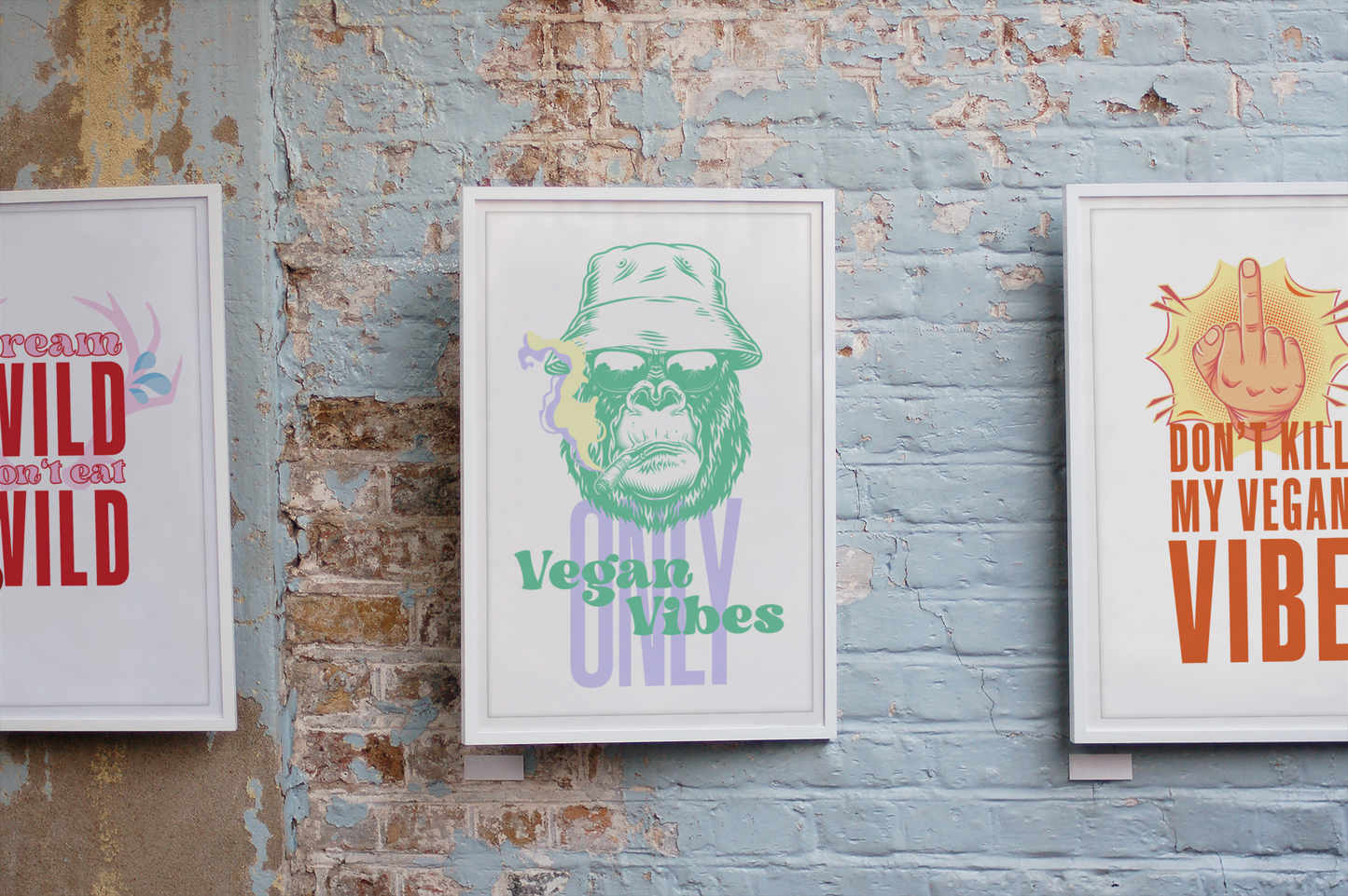 Vegan Vibes Only - Poster