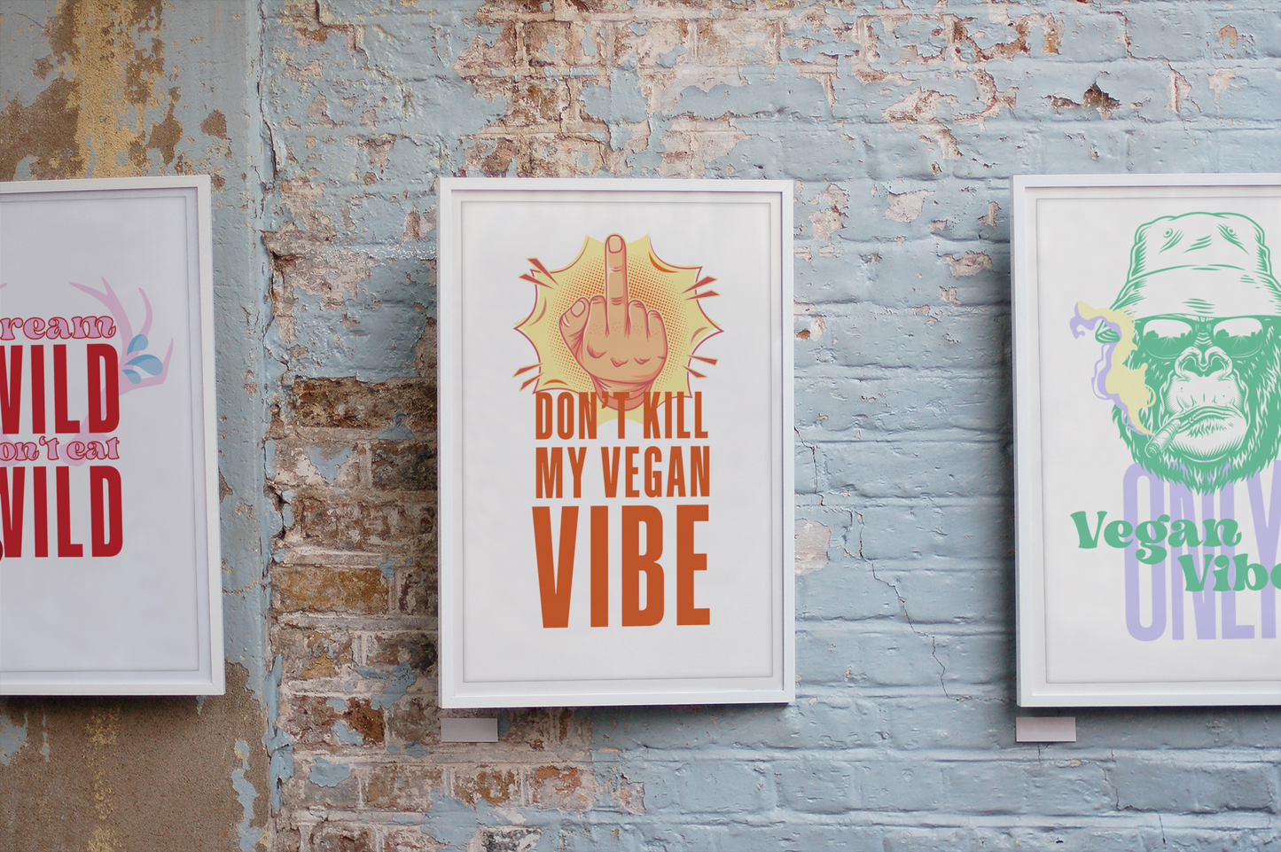 Don't kill my vegan vibe - Poster