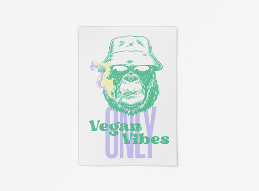 Vegan Vibes Only - Poster